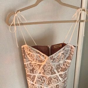 For Love & Lemons Tati lace corset dress